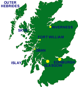 Scotland map